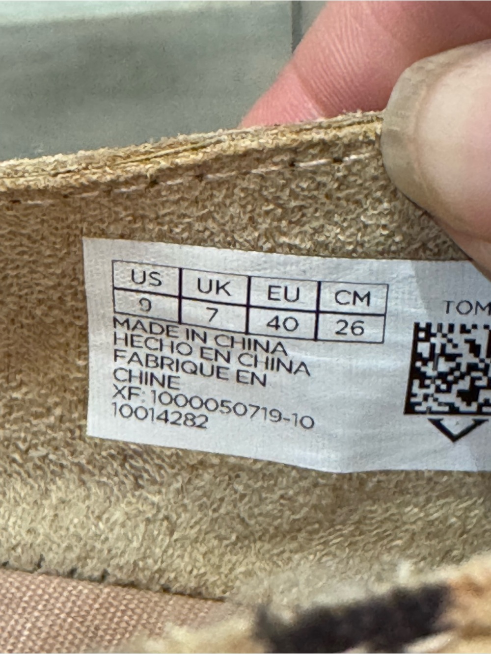 Toms Leopard Printed Calf Hair Slip-On Sneaker loafers size 9 - Picture 7 of 8